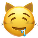 Drooling Cat emoji