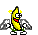 Dancing Banana Angel emoji