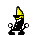 Dancing Banana Cool emoji
