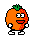 Dancing Banana Orange emoji