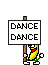 Dancing Banana Sign emoji