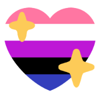 Genderfluid Heart emoji