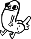 Dickbutt emoji
