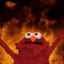 Elmo fire emoji