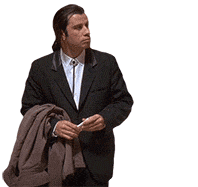 Confused Travolta emoji