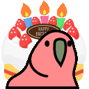 Cakeparrot emoji