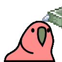 Flyingmoneyparrot emoji