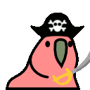 Pirateparrot emoji