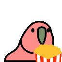 Popcornparrot emoji