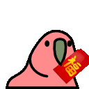 Redenvelopeparrot emoji
