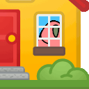 Stayhomeparrotcloser emoji