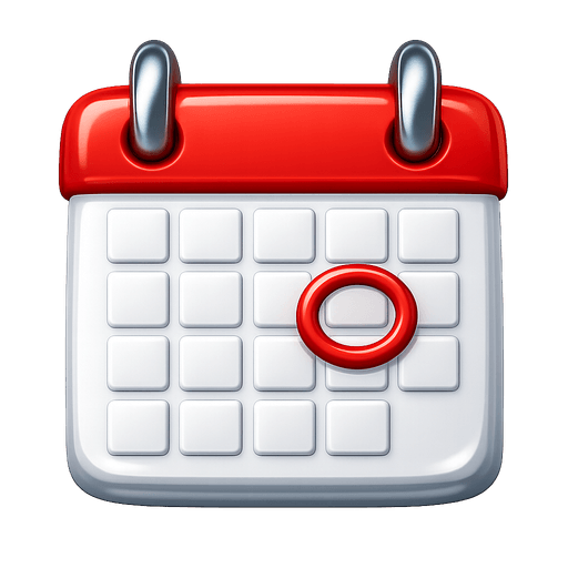 Calendar emoji