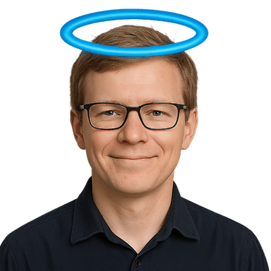 A person as a innocent emote for Slack, Discord and Twitch